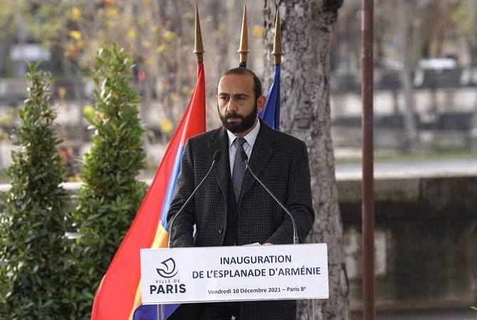 Discours du ministre des Affaires étrangères d’Arménie à l’inauguration officielle de l’Esplanade d’Arménie à Paris