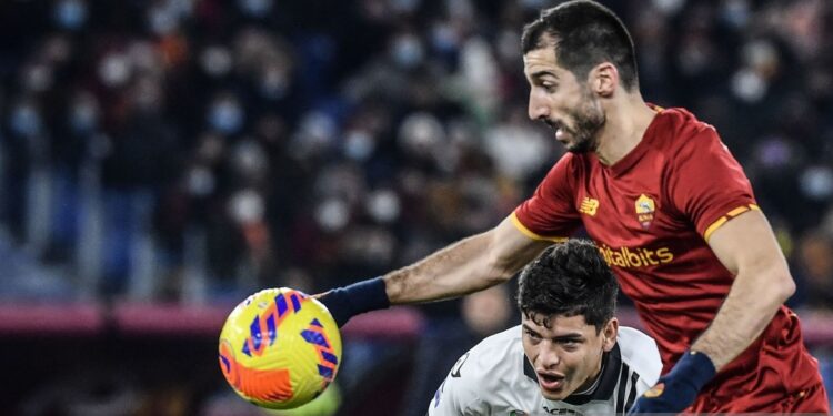 17e journée de Série A : AS Rome-La Spezia 2-0, Henrikh Mkhitaryan titulaire a joué toute la rencontre