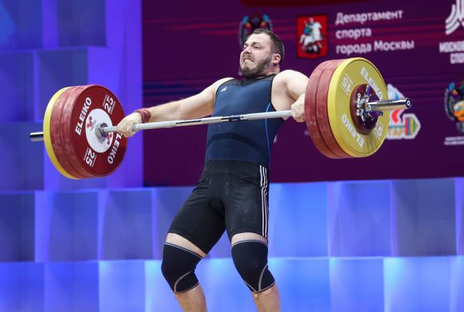 Hakob Mkrdtchyan (96 kg, Arménie) se classe 8e aux championnats du monde d’haltérophilie à Tachkent