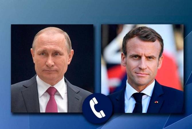 Poutine présente à Macron les principaux résultats de la rencontre avec les dirigeants arménien et azéris