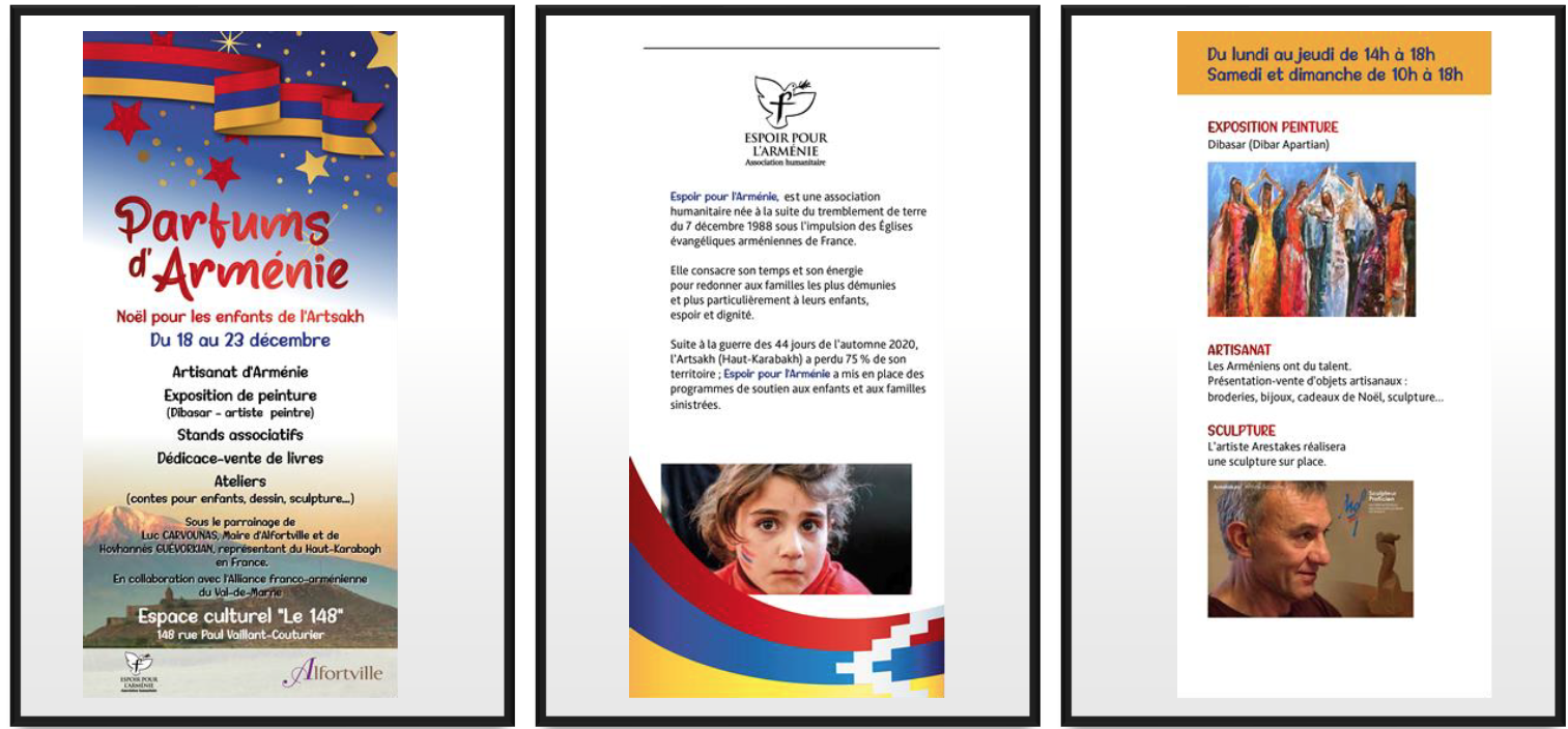 Au profit des enfants de l&rsquo;Artsakh