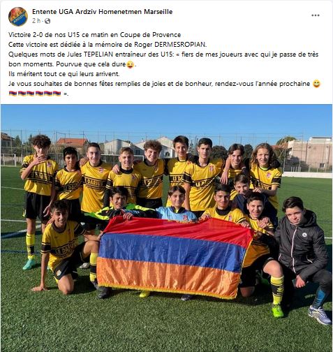 Victoire 2-0 de nos U15 ce matin en Coupe de Provence