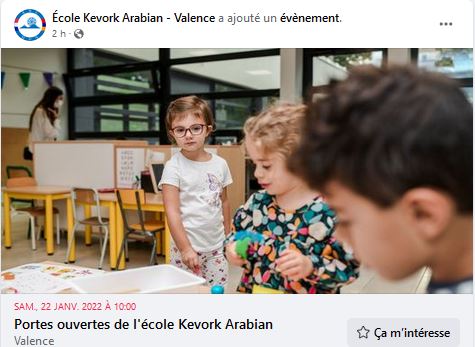 Portes ouvertes de l&rsquo;école Kevork Arabian
