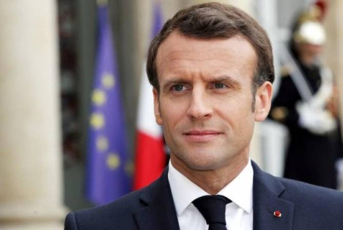 Le Président Français Emmanuel Macron salue la libération des prisonniers de guerre Arméniens