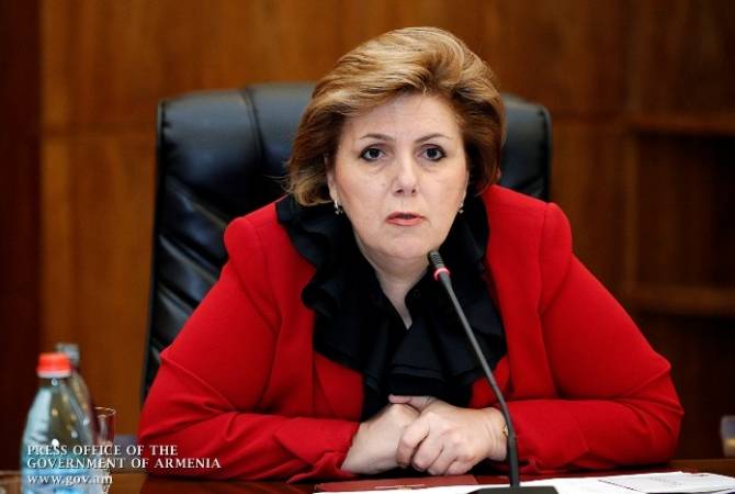 L&rsquo;ancienne ministre arménienne de la Culture Hasmik Poghosyan est recherchée, la détention a été choisie par mesure de précaution