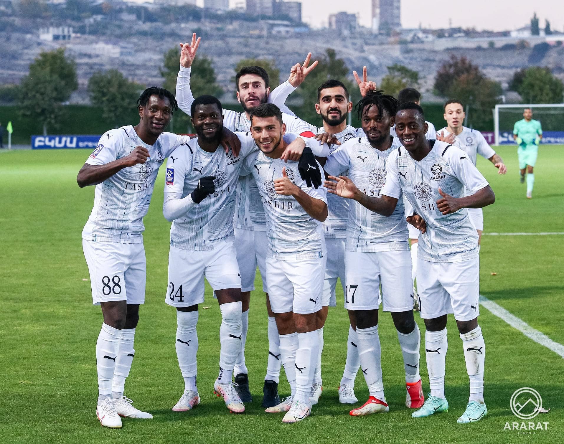 FC Ararat-Armenia en tête des clubs les plus offensifs du championnat d’Arménie avec 35 buts