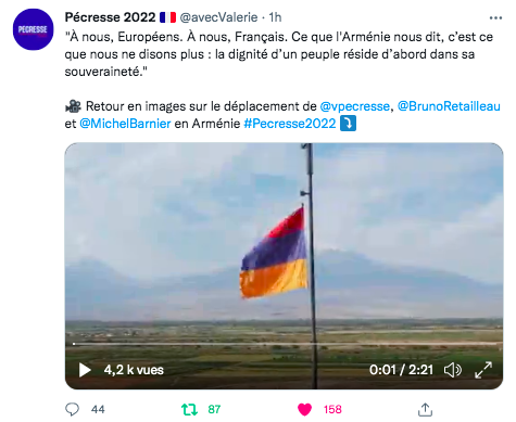 Pécresse 2022 : ce que l&rsquo;Arménie nous dit