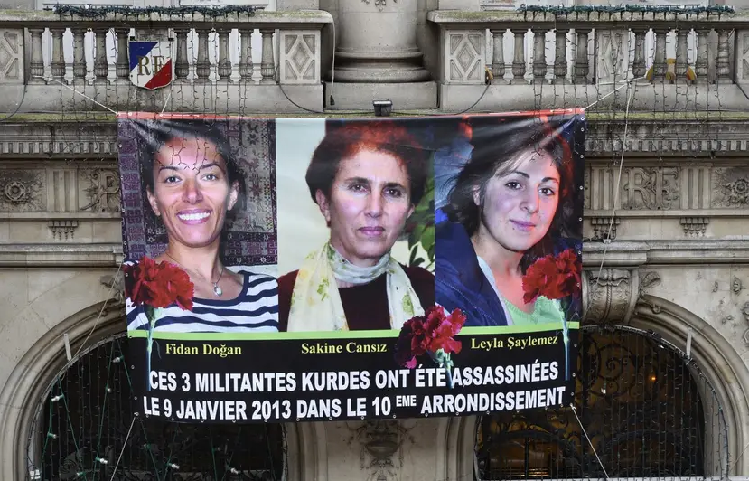 Appel à manifester pour les trois militantes kurdes assassinées à Paris