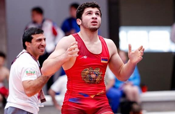 Le champion du monde Malkhas Amoyan (77 kg) champion d’Arménie de lutte gréco-romaine, Artur Aleksanyan le vice-champion olympique était forfait