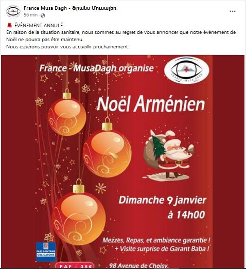 Évènement annulé