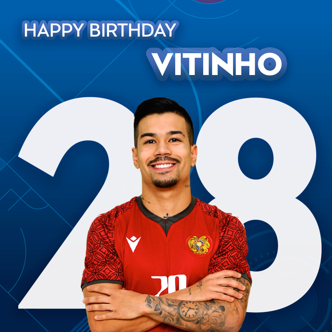 La Fédération arménienne de football a salué le 28e anniversaire de l’international arménien Victor Vitinho