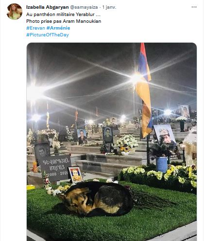 Au panthéon militaire Yerablur …