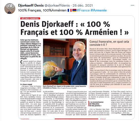 100% Français, 100%Arménien