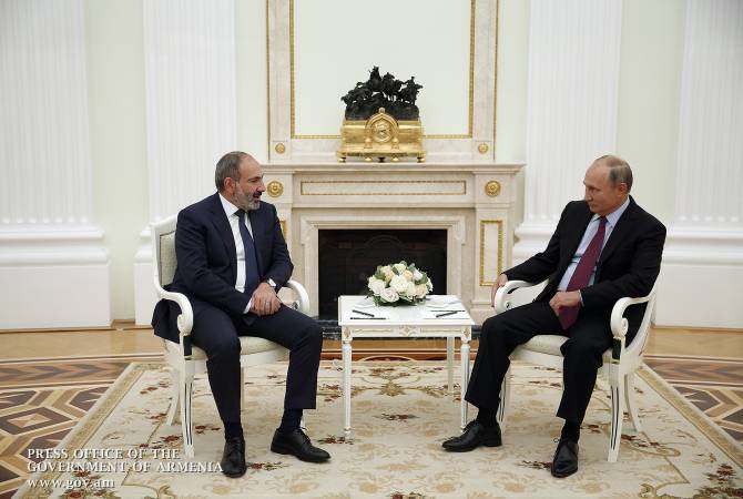 Le Premier ministre arménien Nikol Pachinian s&rsquo;est entretenu par téléphone avec Vladimir Poutine