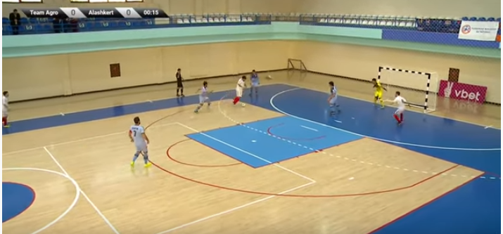 Equipe Agro – Alashkert. 2021-2022 Premier League arménienne de futsal 10e tour