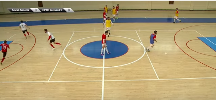 Ararat-Arménie – HPTH Erevan. 2021-2022 9ème tour de la Premier League arménienne de futsal