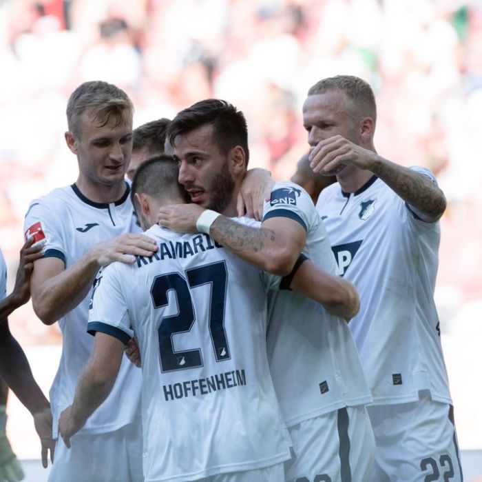Hoffenheim-Augsbourg (3-1), l’international arménien Sargis Adamyan est entré à la 90e minute du match