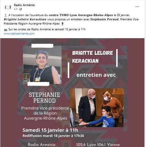 A l&rsquo;occasion de l&rsquo;ouverture du 𝐜𝐞𝐧𝐭𝐫𝐞 𝐓𝐔𝐌𝐎 𝐋𝐲𝐨𝐧 𝐀𝐮𝐯𝐞𝐫𝐠𝐧𝐞-𝐑𝐡𝐨̂𝐧𝐞-𝐀𝐥𝐩𝐞𝐬 le 26 janvier