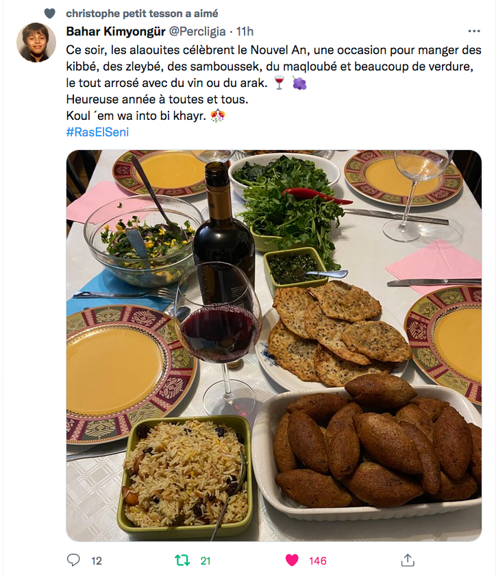Bahar Kimyongür : les Alalouites fêtent le nouvel an