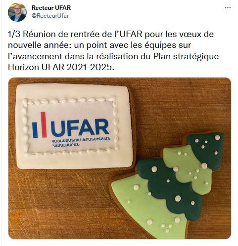 Réunion de rentrée de l’UFAR pour les vœux de nouvelle année