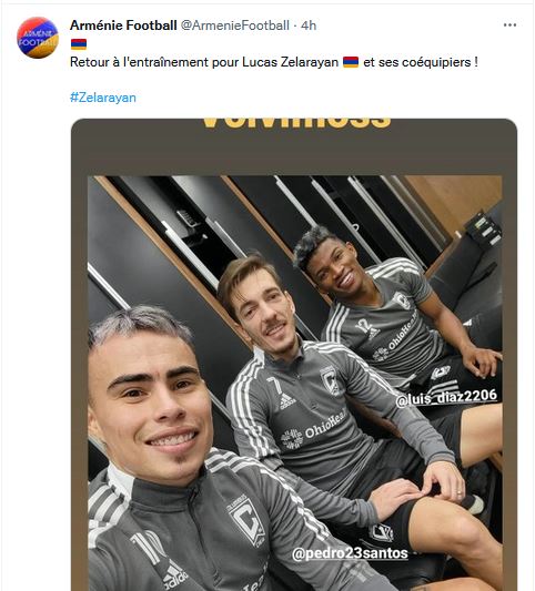 Retour à l&rsquo;entraînement pour Lucas Zelarayan