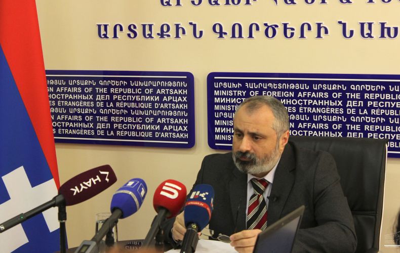 Une pression politique sur l&rsquo;Azerbaïdjan est nécessaire affirme David Babayan le chef de la diplomatie de l’Artsakh