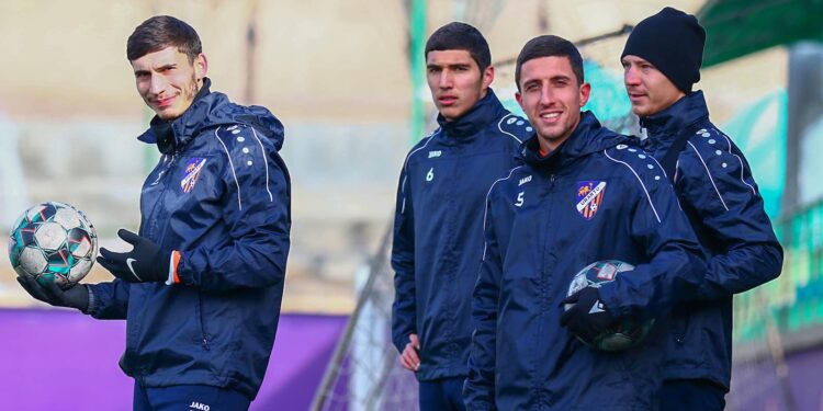 Urartu Erévan et BKMA Erévan en match amical le 20 janvier