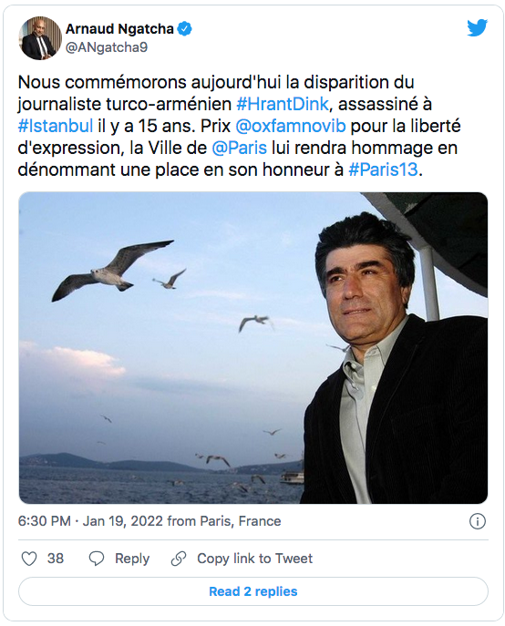 A Ngatch : à la mémoire de Hrant Dink