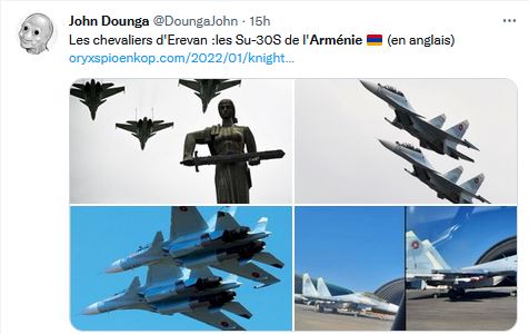 Les chevaliers d&rsquo;Erevan :les Su-30S de l&rsquo;Arménie