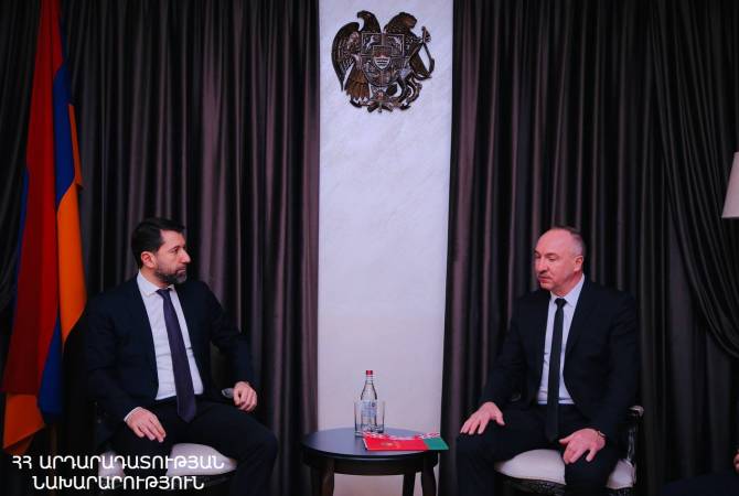 Rencontre entre le Ministre arménien de la Justice et l&rsquo;Ambassadeur du Belarus    Enregistrer Partager