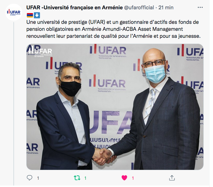 UFAR : partenariat renouvelé avec Amundi