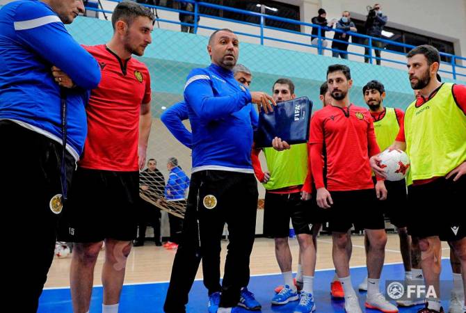 L&rsquo;équipe nationale d’Arménie de futsal jouera des matchs amicaux avec l&rsquo;équipe d’Israël