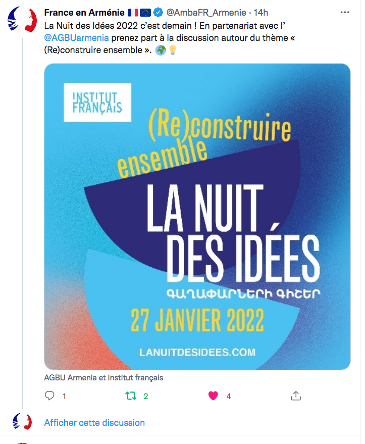 Ambassade de France : la nuit des idées
