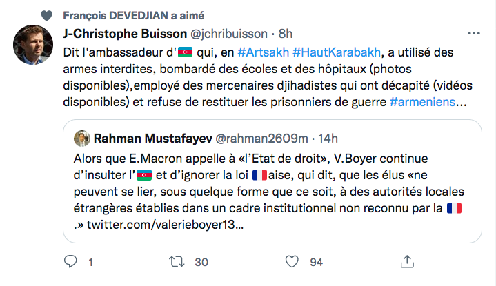 JC Buisson : les leçons de droit de l&rsquo;Azerbaïdjan…