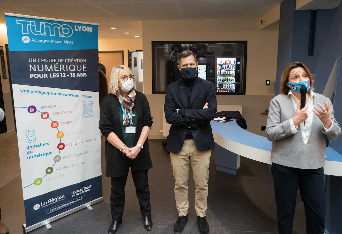 Le Centre Tumo Lyon a ouvert ses portes