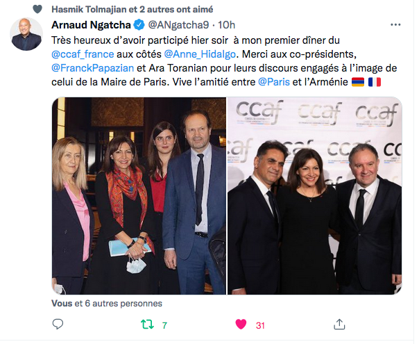 A Ngatcha : Premier dîner du CCAF