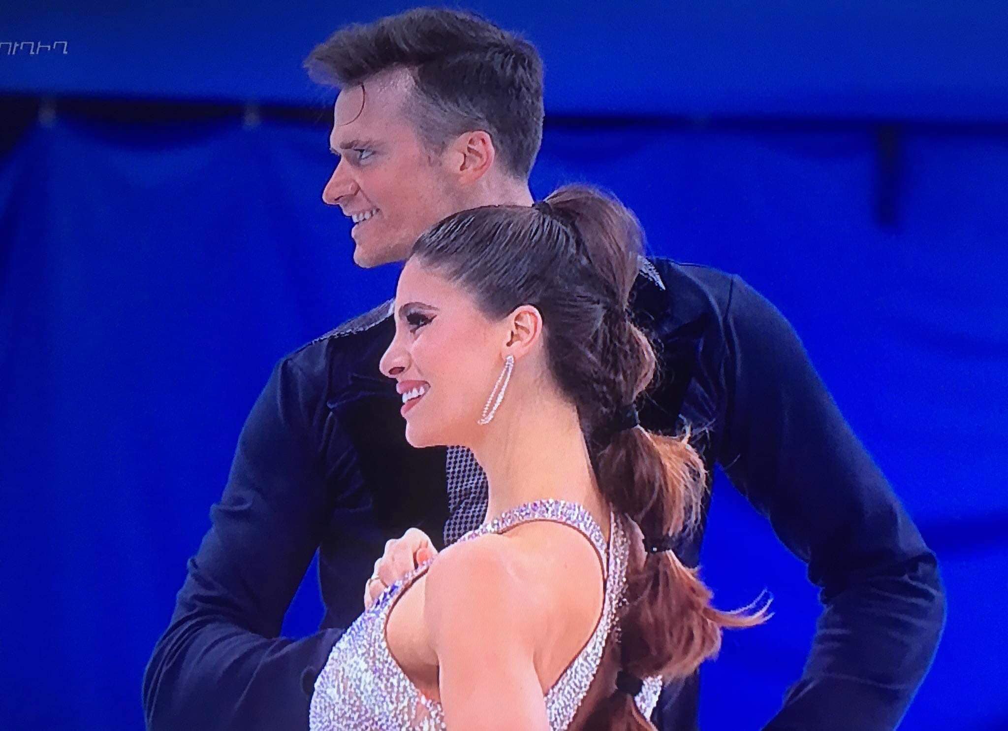 Au Jeux olympiques de Pékin, le couple représentant l’Arménie, Tina Garabédian-Simon Sénécal se qualifient à la finale des compétitions de danse libre