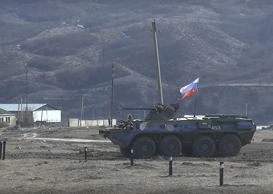 Exercices de tirs du contingent russe de maintien de la paix