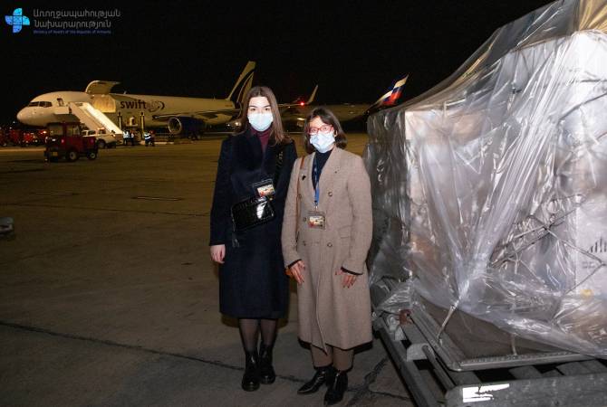 Plus de 100 000 doses de vaccin Pfizer importées en Arménie