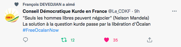 CDK-F: la libération d&rsquo;Ocalan comme condition
