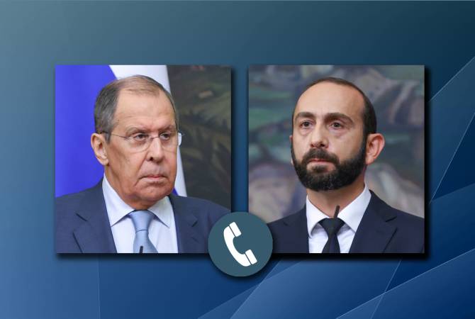 Entretien téléphonique entre les Ministres des Affaires étrangères de l&rsquo;Arménie et de la Russie