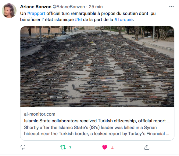 A.Bonzon : le soutien turc à l&rsquo;Etat islamique