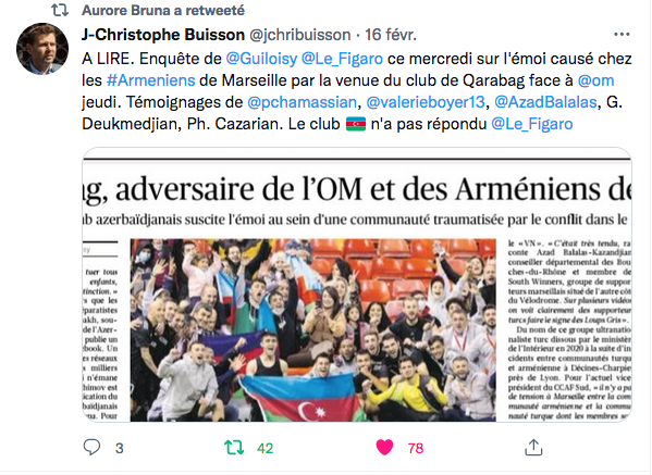 JC Buisson : enquête sur le Qarabag FC  dans le Figaro