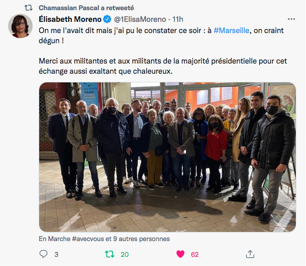 E.Moreno : Avec Pascal Chamassian à Marseille