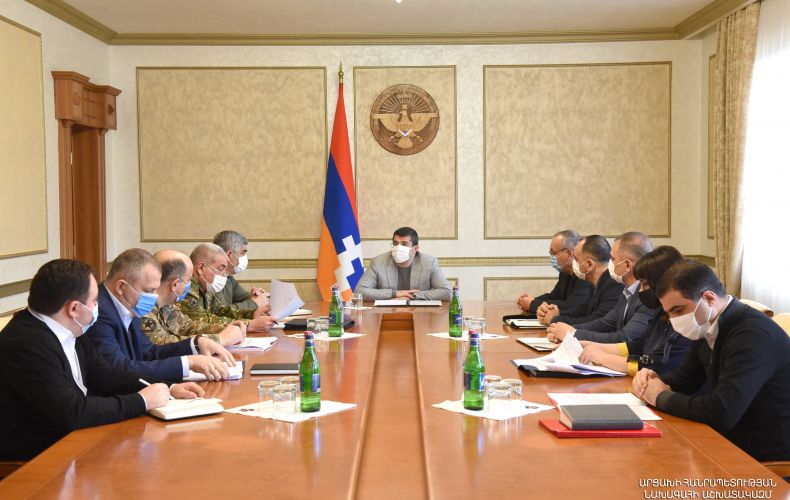 Le Président de l&rsquo;Artsakh a convoqué une consultation élargie