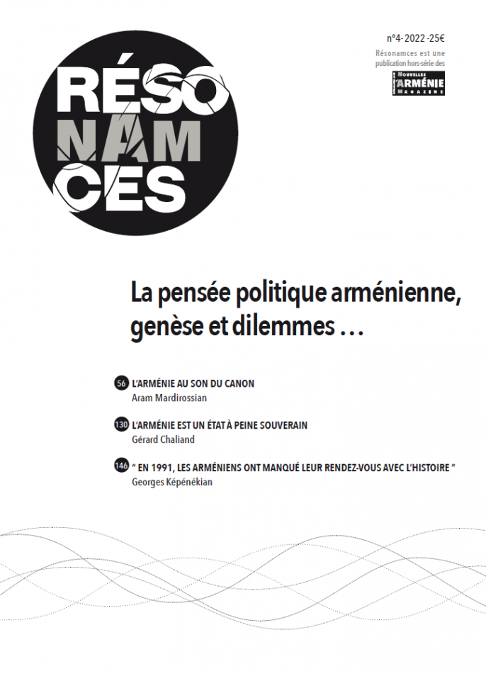 Georges Képénékian : “En 1991, les Arméniens ont manqué leur rendez-vous avec l’histoire”