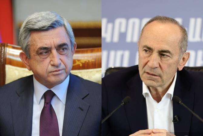 Les ex-présidents d’Arménie, Robert Kocharian et Serge Sargsyan placés sur la liste des personnes recherchées…par l’Azerbaïdjan