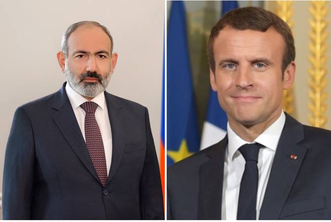 Nikol Pachinian a envoyé un message de félicitations à Emmanuel Macron à l’occasion du 30e anniversaire des relations diplomatiques entre la France et l’Arménie