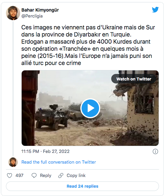 Bahar Kimyongür : ces images ne viennent pas d&rsquo;Ukraine