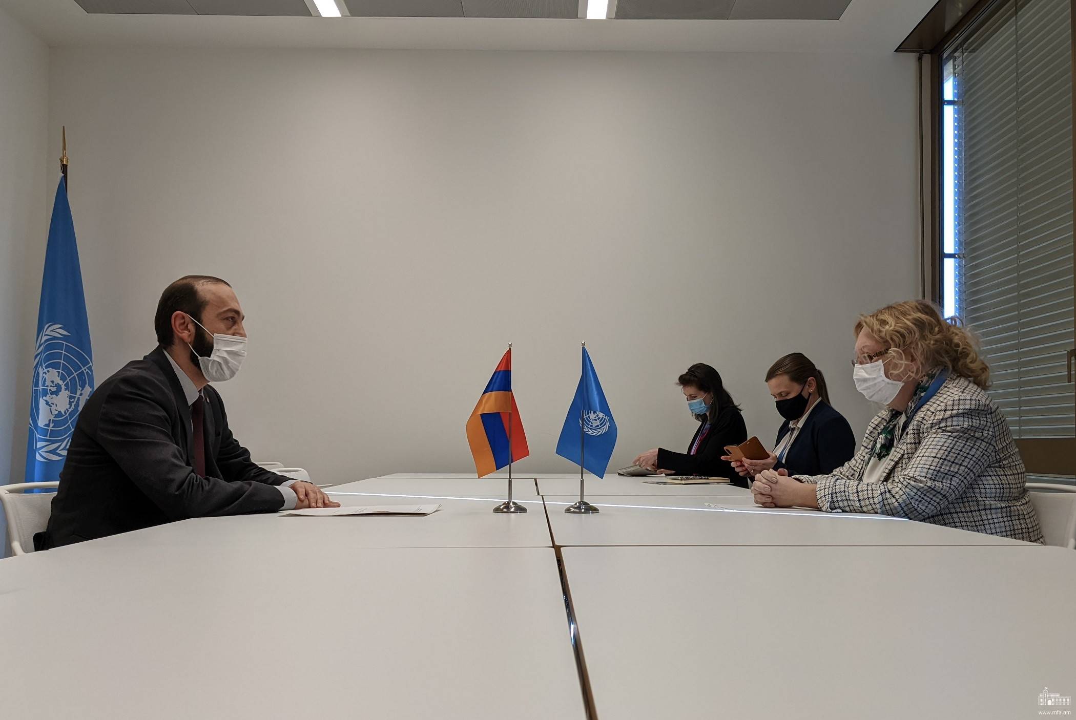 Rencontre du ministre des Affaires étrangères d&rsquo;Arménie avec le directeur général de l&rsquo;Office des Nations unies à Genève